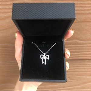 Nadri bow necklace